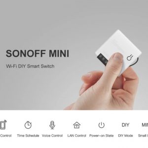Sonoff Mini Switch de domótica, maneje sus aparatos eléctricos por internet
