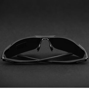 Gafas Sol Hombre Ultra Livianas Aleación Aluminio Magnesio Color Negro